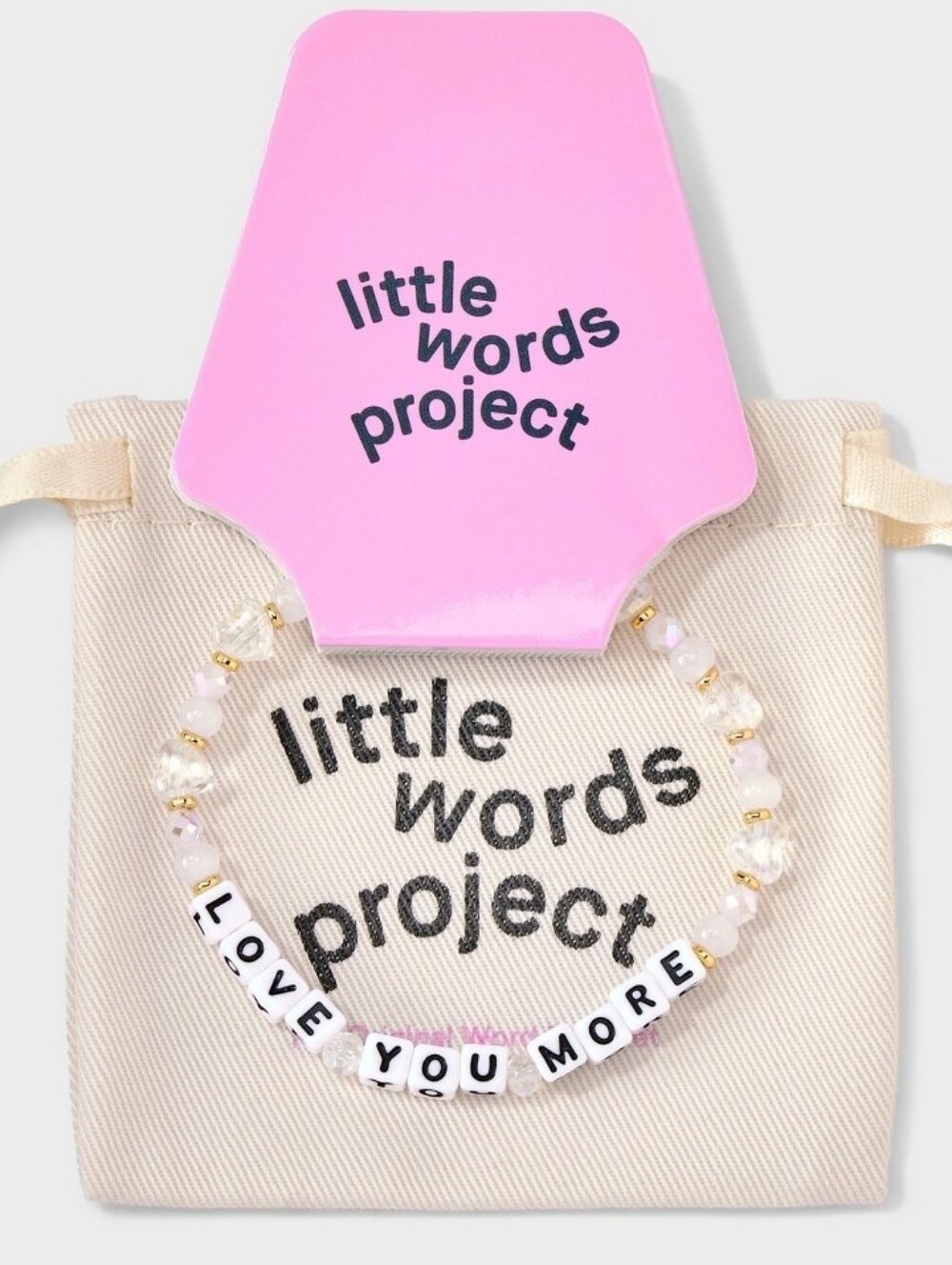 Little Words Project "Love You More" Beaded Bracelet